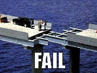 failed bridge