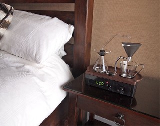 Alarm Clock Wake up you with Fresh Cup of Coffee   Tech Pics