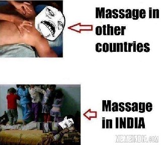 Massage in India