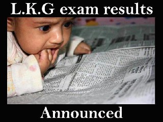 LKG Exam Result