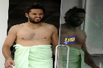 Shahid Afridi in Towel