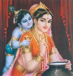krishna with yashodaea