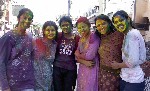 holi celebration by girls 9475706513