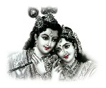 White Radha Krishna